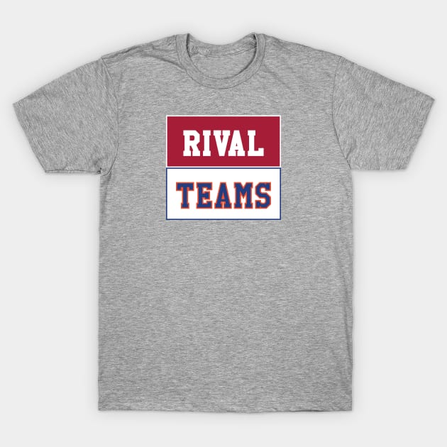 Rival Teams | Alabama vs Auburn T-Shirt by Rad Love